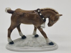 Zsolnay csengős csikó porcelán figura, Őry F. terve