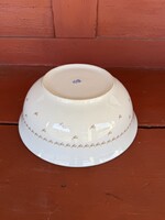 Régi porcelán retro Alföldi  rózsás virágos pogácsás pörköltes tál  régiség nosztalgia