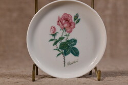 Kaiser porcelán dísztányér edényalátét Rosa Canina virág Németország