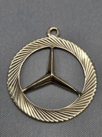 14 K arany Mercedes medál 3,26 g
