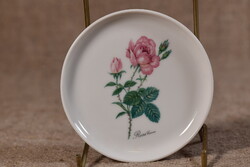 Kaiser porcelán dísztányér edényalátét Rosa Canina virág Németország