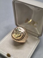 14 K arany pecsét gyűrű 9,34g