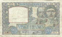 20 frank francs 1940.06.06. Franciaország