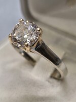 18 K arany eljegyzési gyűrű 3,93g