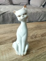 Szovjet porcelán macska cica