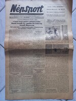 Népsport 1954. október 12. Aranycsapat Puskás Magyarország–Svájc 3:0