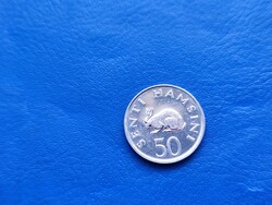 TANZÁNIA 50 SENITI 1989 NYÚL!  UNC!