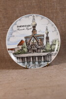 Royal KPM gyűjtői porcelán dísztányér Darmstadt Russische Kapelle Bavaria Németország