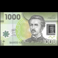 Chile 1000 Pesos 2020 P-161j Polymer UNC