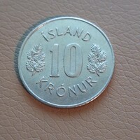 Izland 10 korona, 1974
