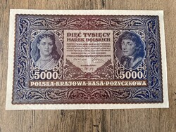 Lengyelország 5000 Marek 1920 XF