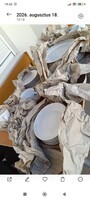 GYŰJTŐI NOS Alföld Porcelán 38 részes fehér étkészlet – eredeti gyári doboz, bontatlanw
