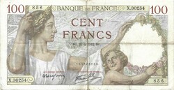 100 frank francs 1942.04.23. Franciaország