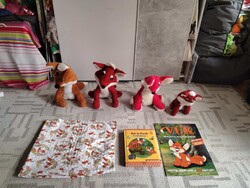 RETRO VUK PLÜSS PÁRNAHUZAT PUZZLE 3D ALBUM KÁRTYA