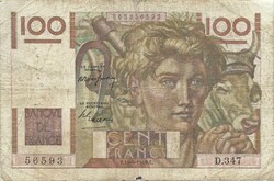 100 frank francs 1949.05.19. Franciaország