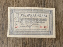 Lengyelország 1 Márka 1919 XF