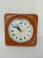 Mid Century Kienzle kerámia Retro West Germany fali óra