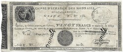 20 frank francs 1801 Franciaország Rouen Restaurált 1.