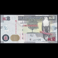 Zambia 2 Kwacha 2018 P-56 UNC