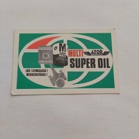 ÁFOR kártyanaptár 1972 - Erő! Gyorsaság! Megbízhatóság!
