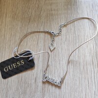 Akciós! Új Eredeti GUESS pamut /acél nyaklánc