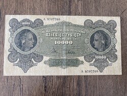 Lengyelország 10000 Marek 1922 VF