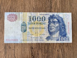 1000 Forint Millennium 2000 F