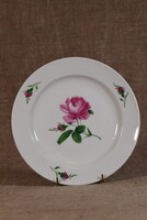Meissen porcelán tányér Blumen virágfestés rózsa Németország