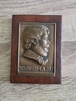 Solymári Valkó László: Kossuth Lajos bronz plakett 1954