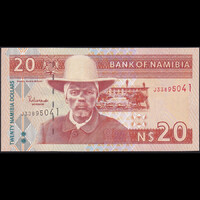 Namíbia 20 Namibia Dollars 2002 P-6b UNC