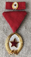 Munka Érdemrend arany fokozata