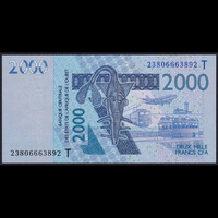 Nyugat-afrikai államok (Togo) 2000 Francs 2003 (2023) P-816T UNC