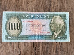 1000 Forint 1993 D Sorozat F+