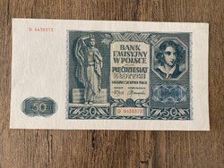 Lengyelország 50 Zlotych VF+