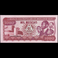 Mozambik 1000 Meticais 1989 P-132c UNC