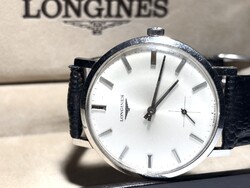 Gyönyörű órás ált. Szervizelt Longines pontos, garanciális 35 mm k.n gyári dobozával Doxa Omega