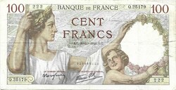 100 frank francs 1941.10.30. Franciaország