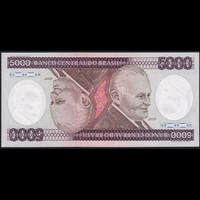 Brazília 5000 Cruzeiros 1981-1985 P-202c UNC