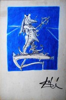 Salvador Dali -tanulmányrajz