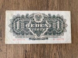Lengyelország 1 Zlotych 1944 VF