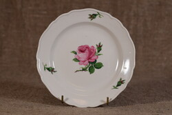 Meissen porcelán tányér Blumen virágfestés rózsa Németország