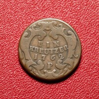 1 Krajcár / Kreuzer 1762 P Csehország