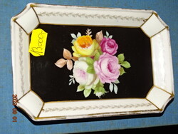 ANTIK ROSENTHAL PORCELÁN RÓZSÁS ÉKSZER TÁLKA