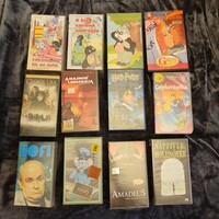 12 db műsoros VHS kazetta, videó kazetta