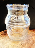 Antique Ocean Ruffled Glass (1 liter, marked)