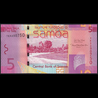 Szamoa 5 Tala 2017 P-38c UNC