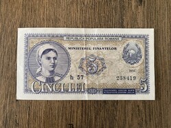 Románia 5 Lei 1952 VF