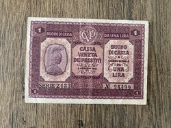 Olaszország 1 Líra 1918 F