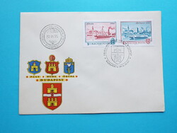 FDC (C8/2) - 1972. Óbuda-Buda-Pest sor - (Kat.: 500.-)
