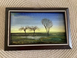 Hornyik Zoltán (1960-) Bald trees  (  small size ) .
